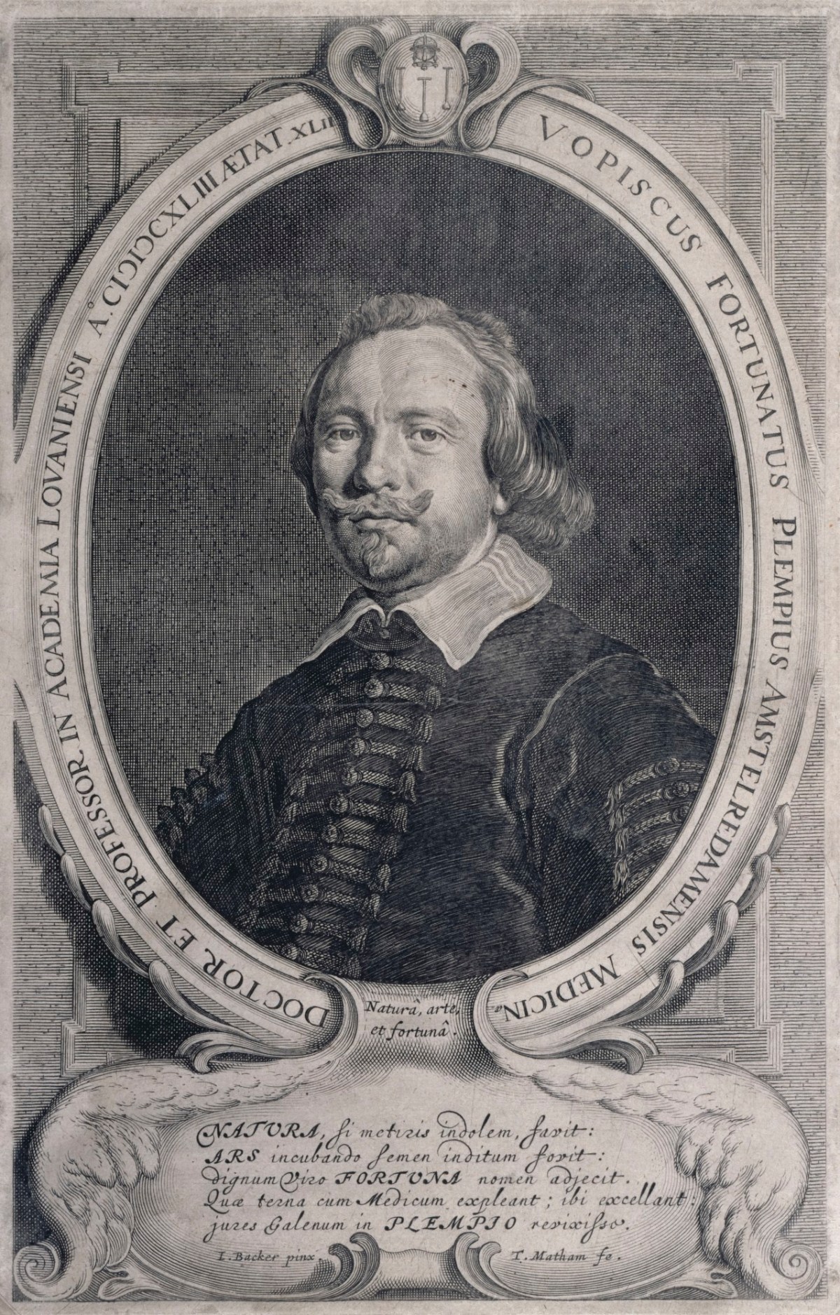 Theodor Dirck Matham, Vopiscus Fortunatus Plempius