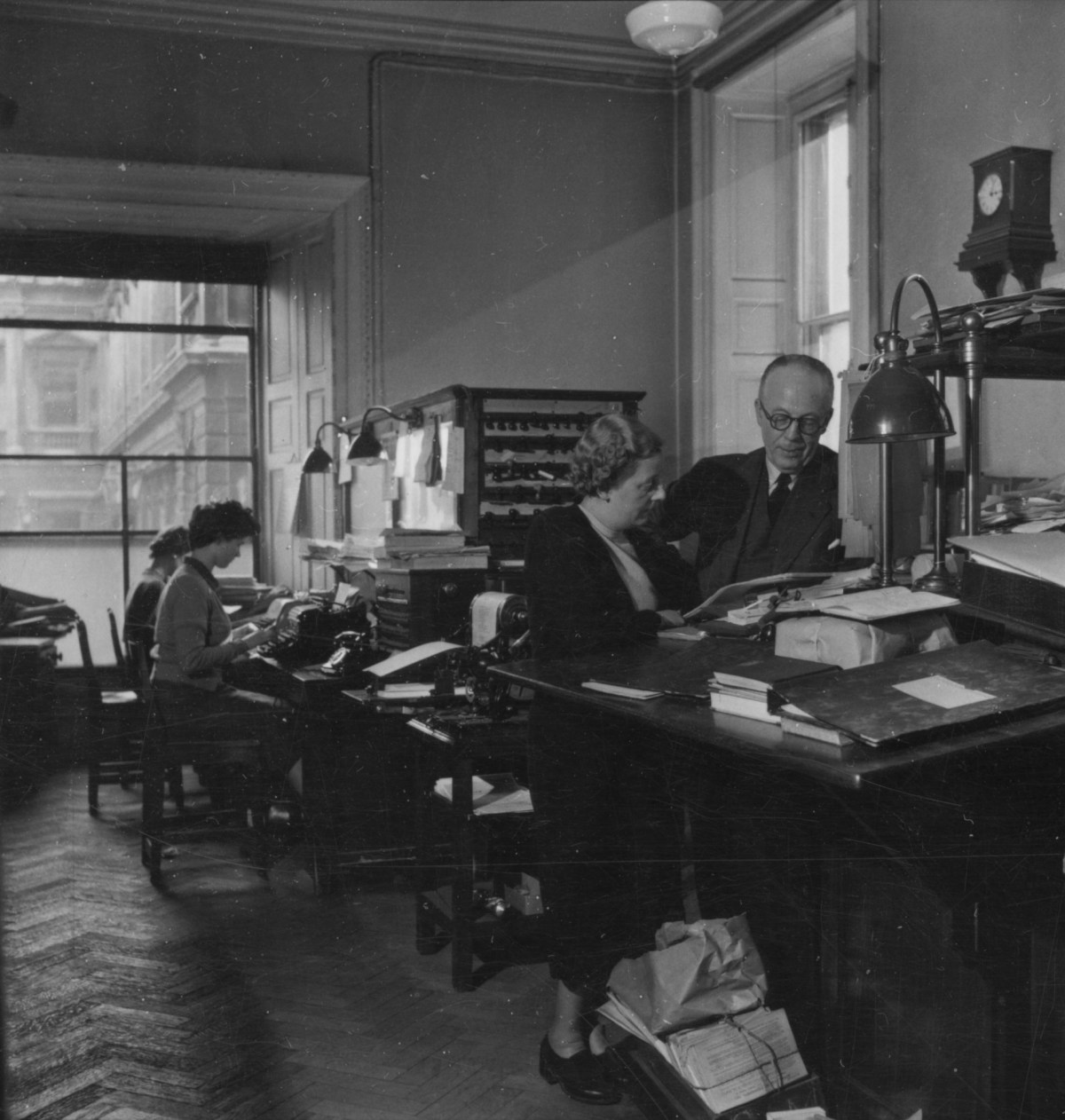 Russell Westwood, Office staff at the Royal Academy of Arts, 1953