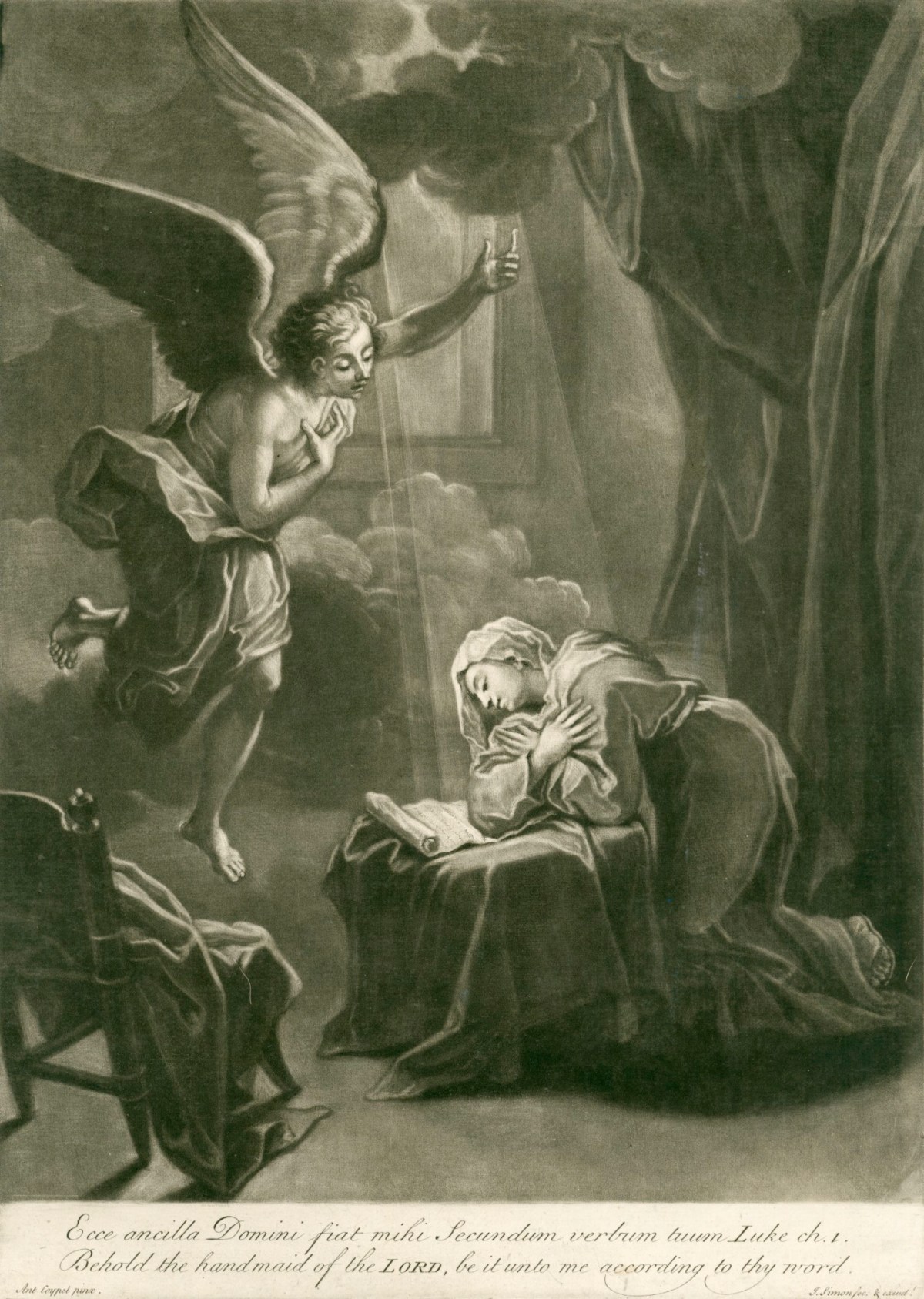 Jean Simon, The Annunciation