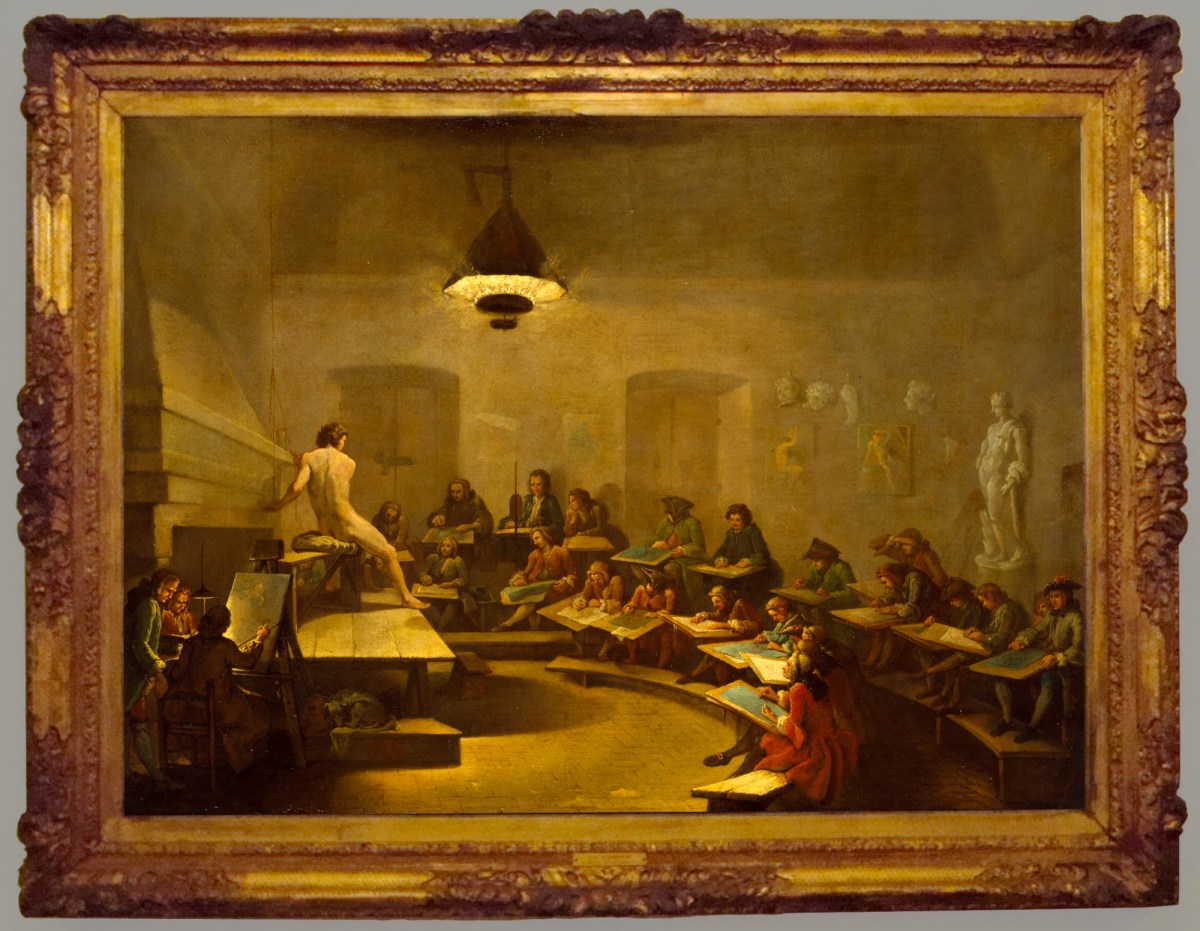 Unknown, Frame for unknown artist 'A Life Class'