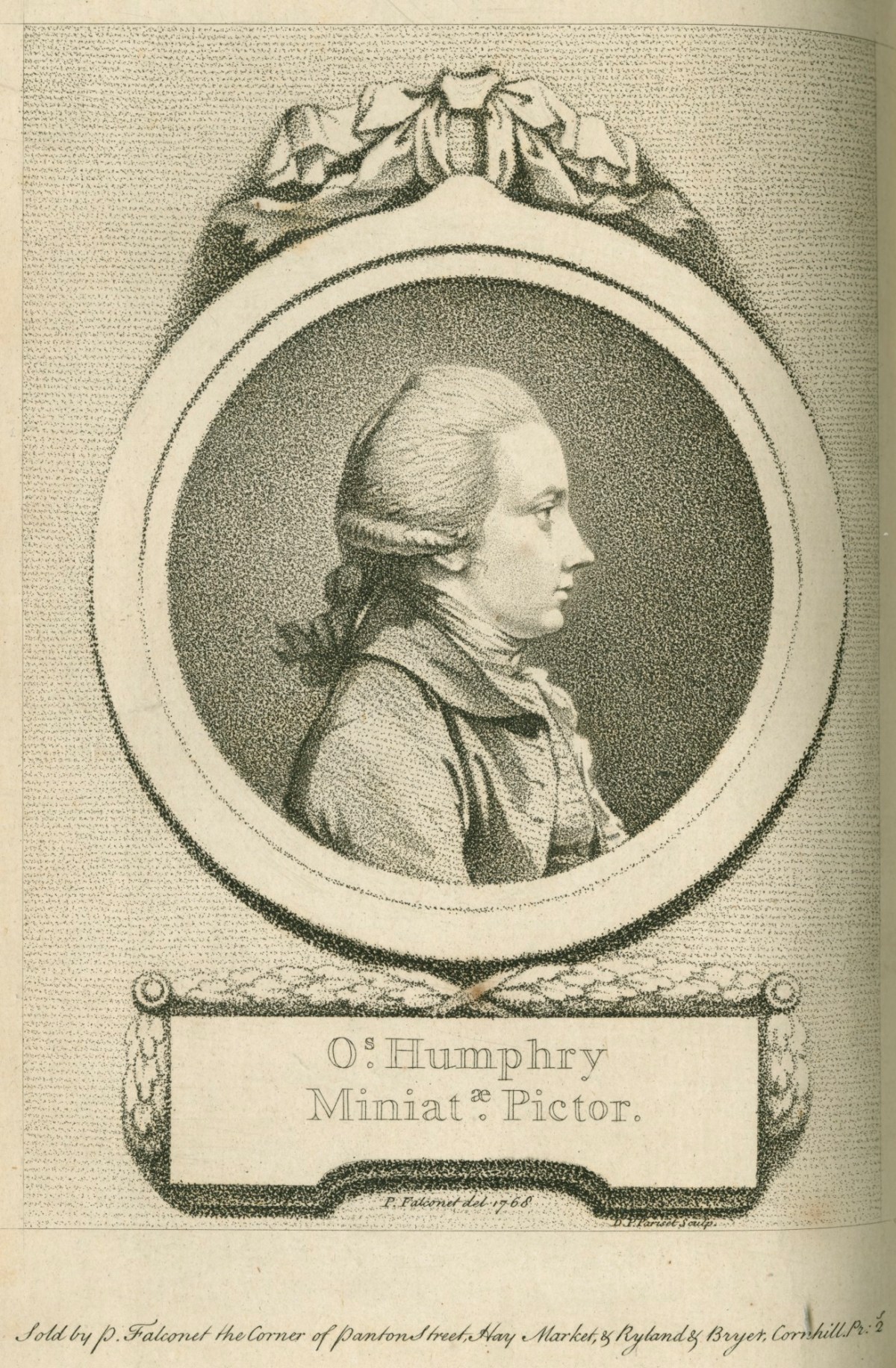 Pierre-Étienne Falconet, Portrait of Ozias Humphry
