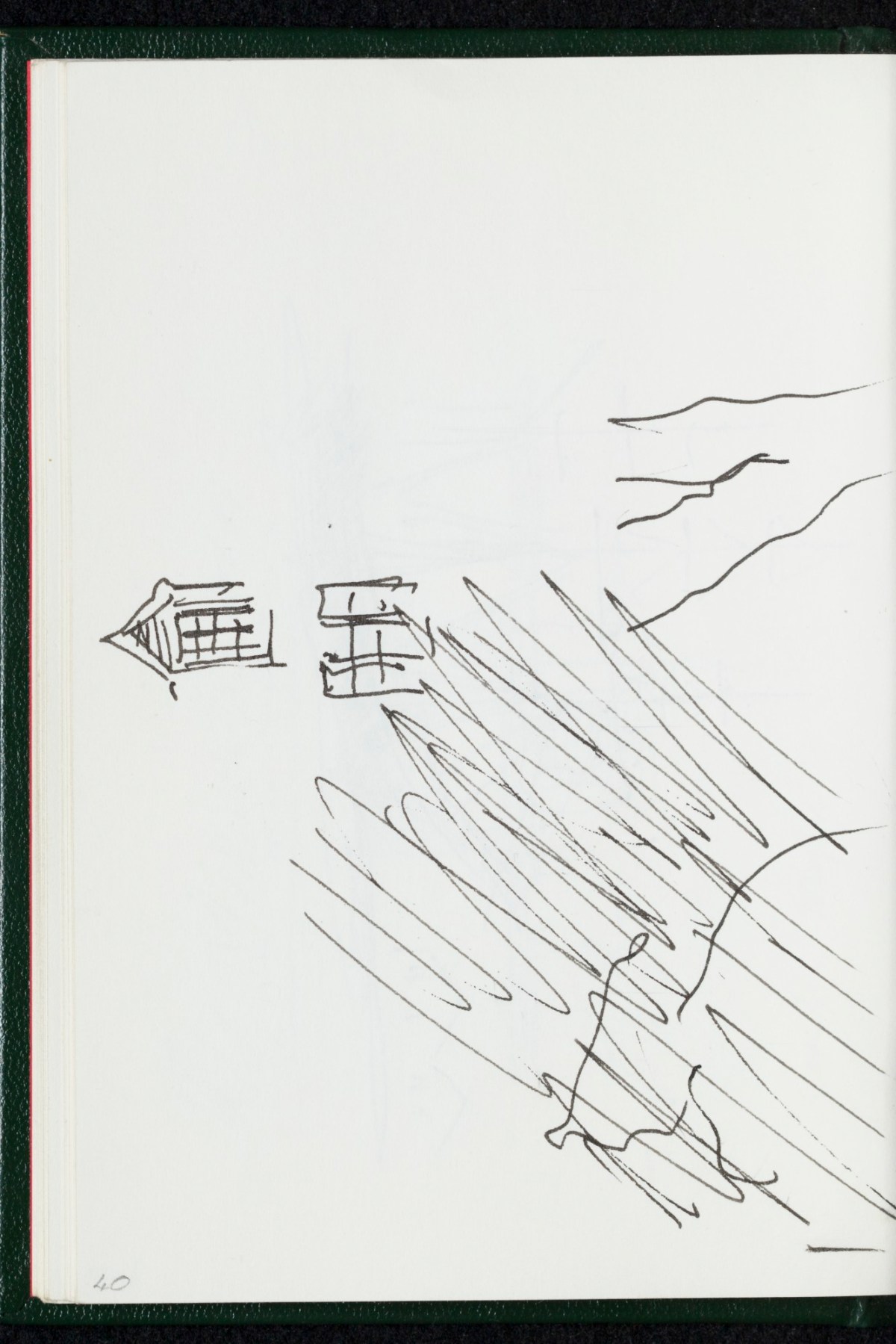 Sir Hugh Casson PRA, New England Connecticut sketchbook