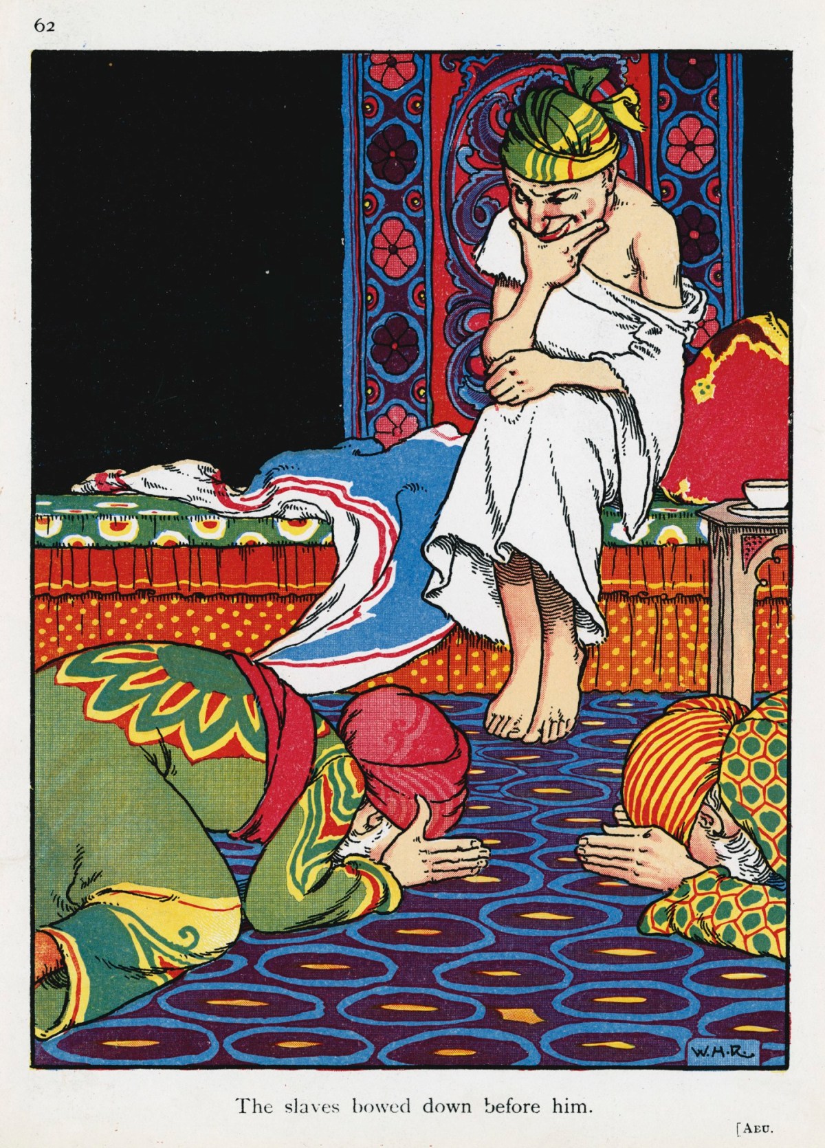 William Heath Robinson, 'The slaves bowed down before him.'