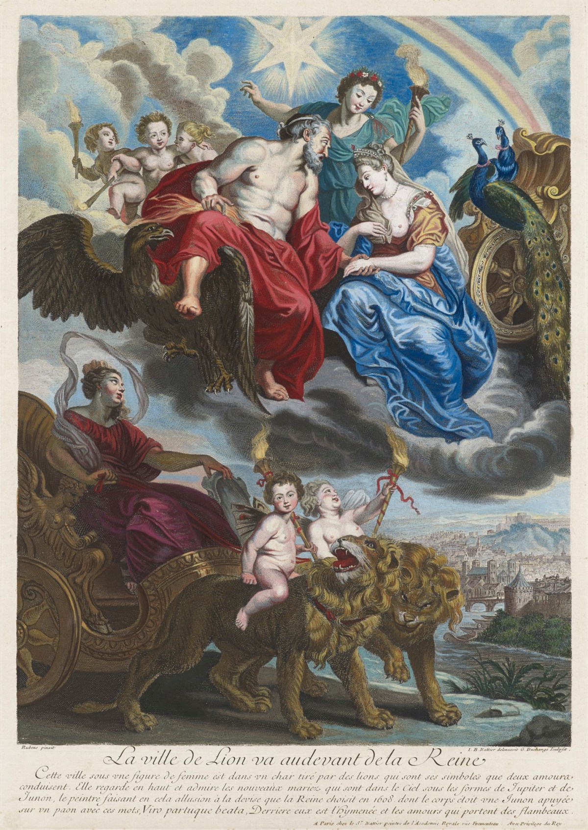 Peter Paul Rubens, La ville de Lion va audevant de la Reine