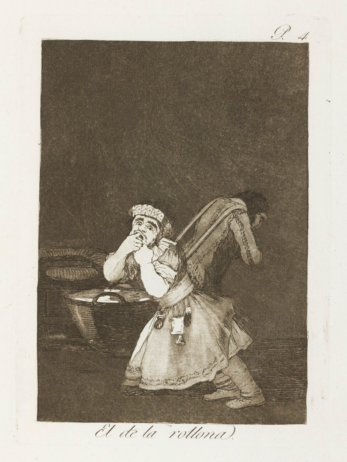 Francisco Goya, 'El de la rollona.'