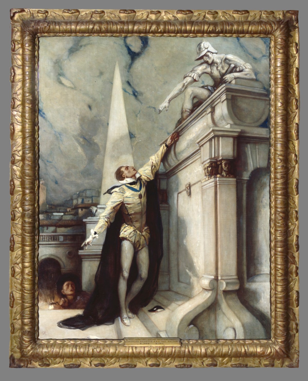 Unknown, Frame for Charles Ricketts RA 'Don Juan challenging the Commander'