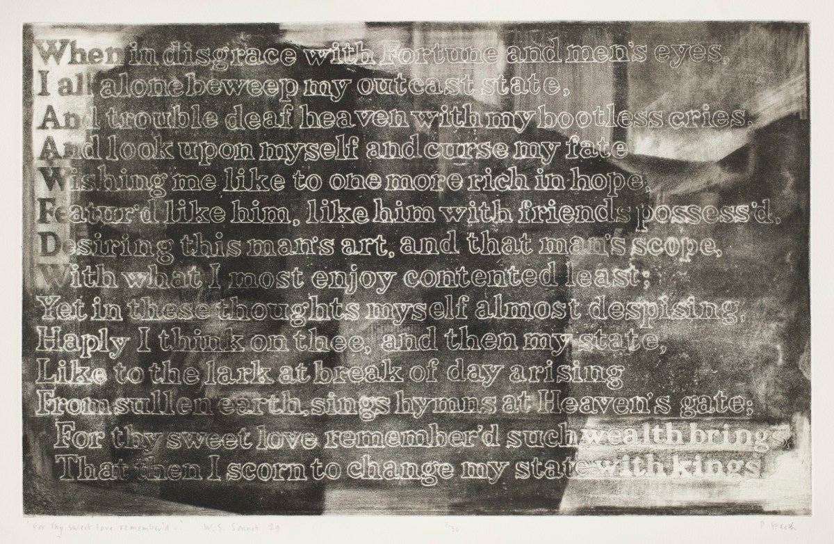 Peter Freeth RA, For thy sweet love remember'd