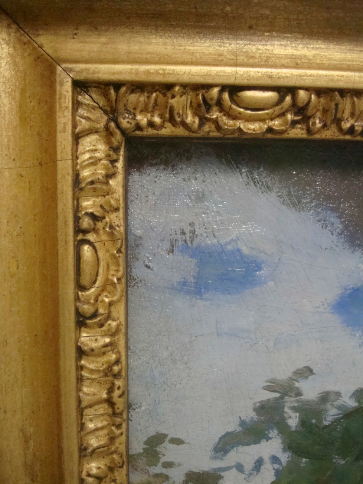 Charles Mitchell May - London, Frame for John Singer Sargent RA 'At Torre Galli: Ladies in a Garden'