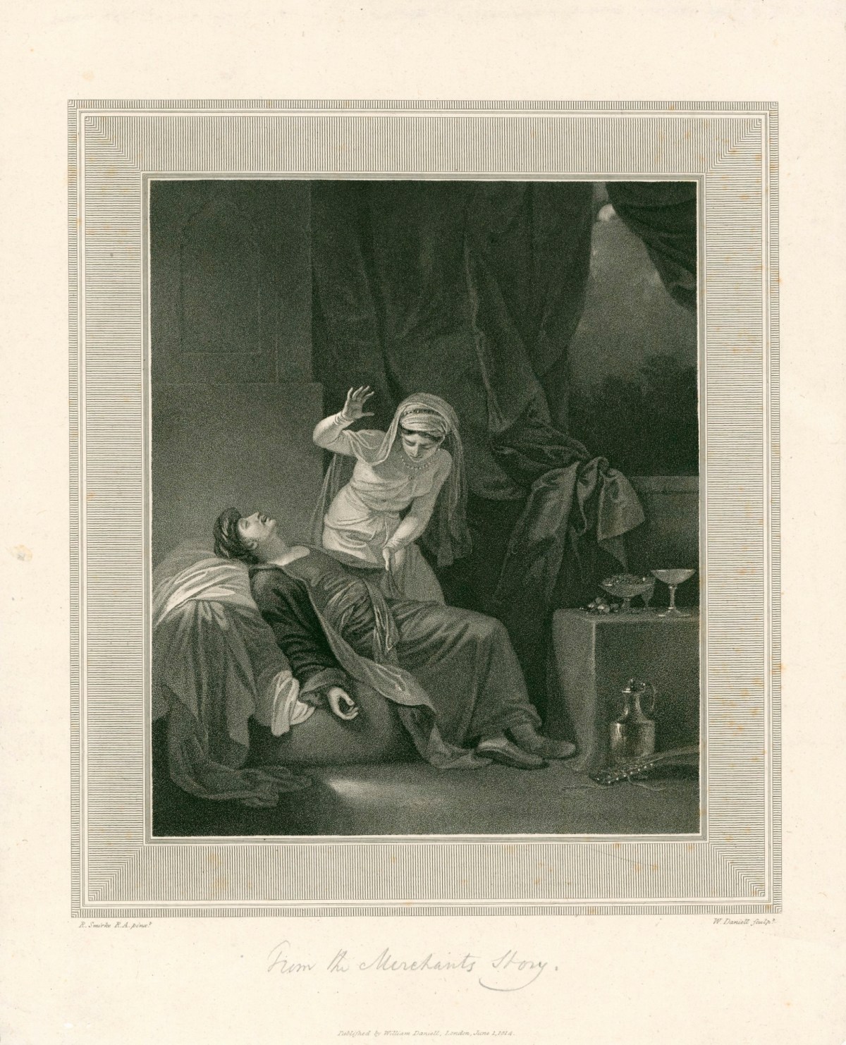 William Daniell RA, From the Merchant's Story