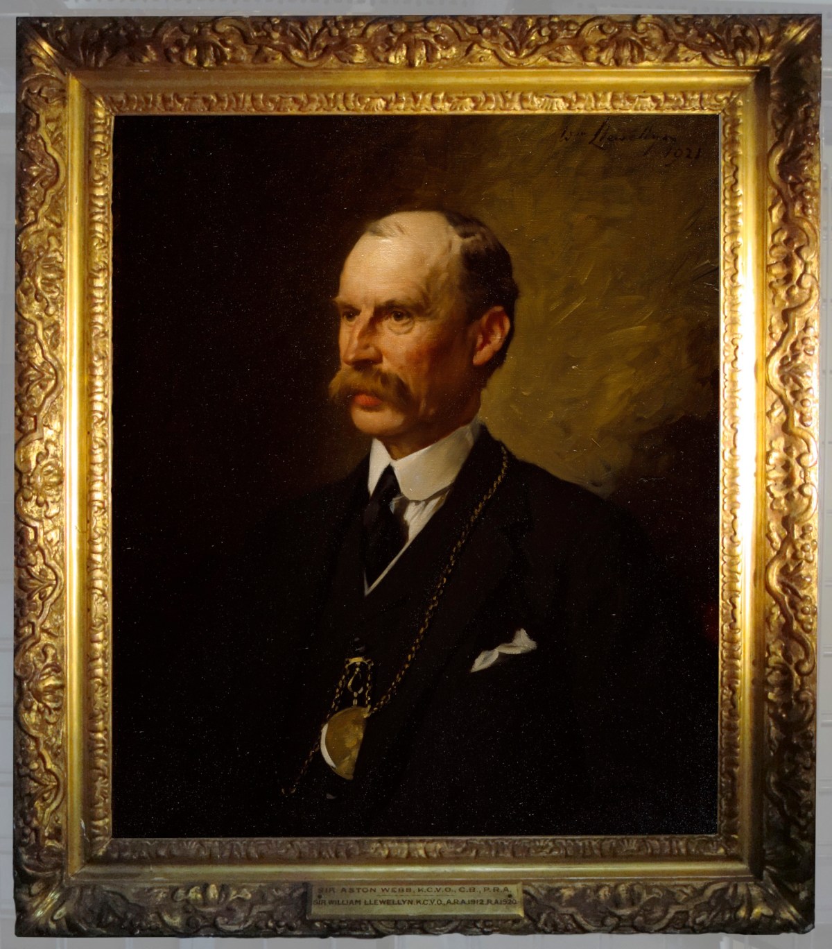 Unknown, Frame for Sir William Llewellyn PRA 'Portrait of Sir Aston Webb, P.R.A.'