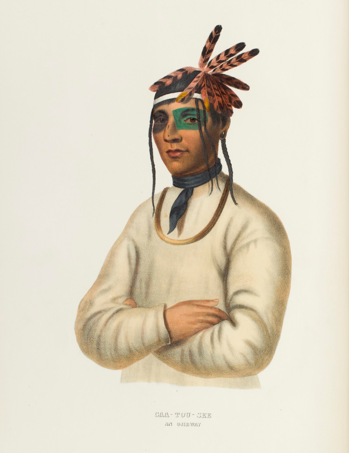 Charles Bird King, Caa - Tou - See, an Ojibwe