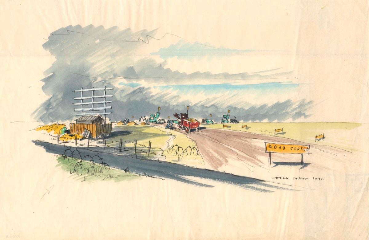 Sir Hugh Casson PRA, Military Roadworks