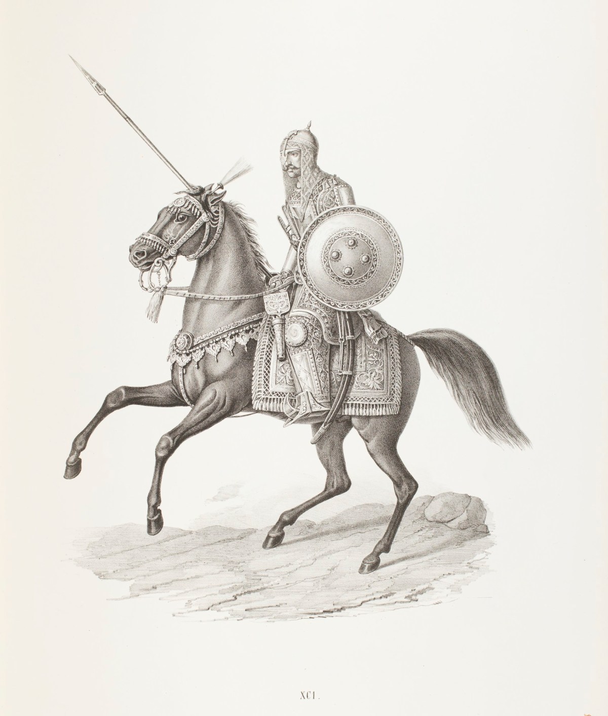 Alois Gustav Rockstuhl, Mughal horseman