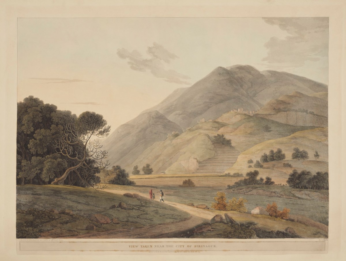 Thomas Daniell RA, The Rope Bridge At Sirinagur