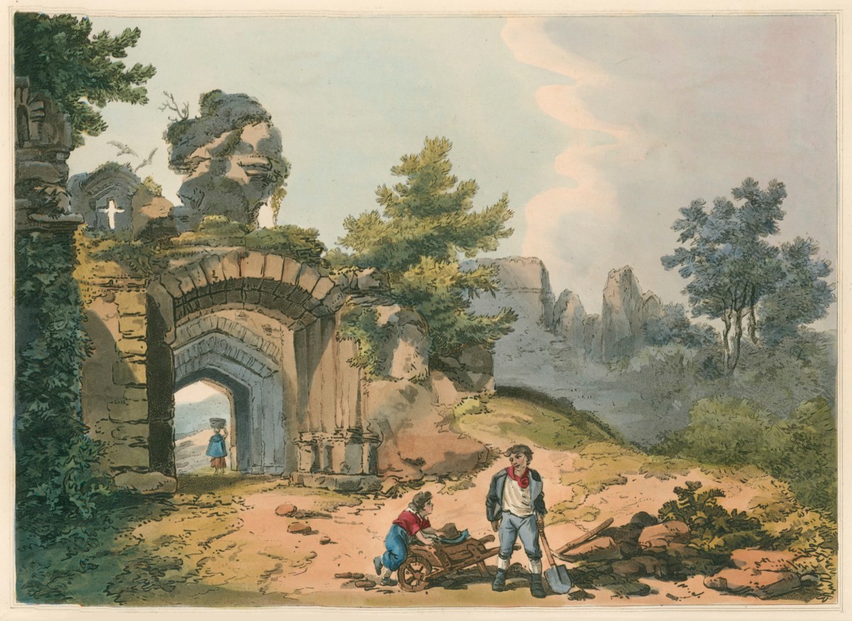 Philippe Jacques de Loutherbourg RA, Dudley Castle Gate