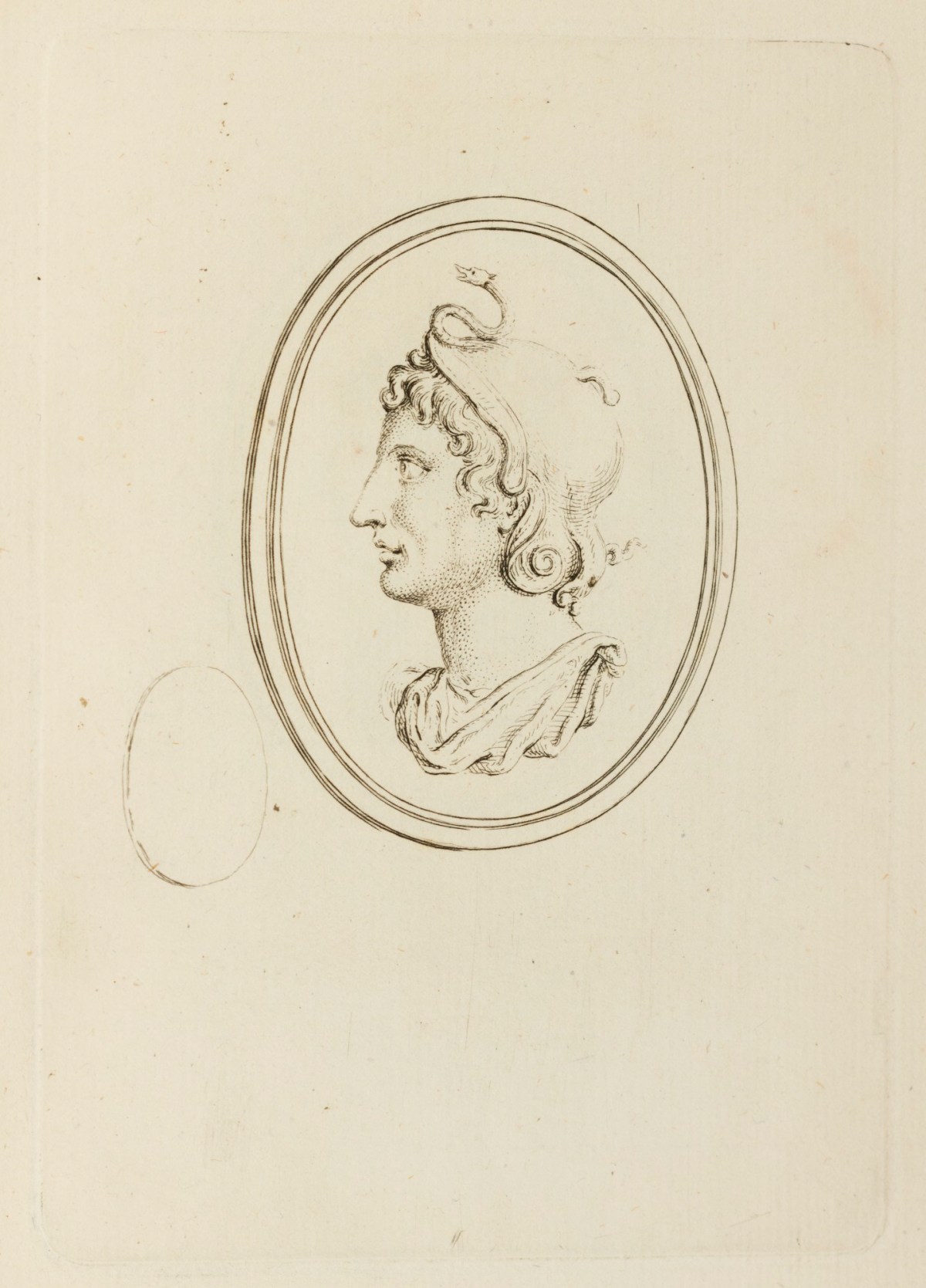 Claude Du Bosc, Male head in profile