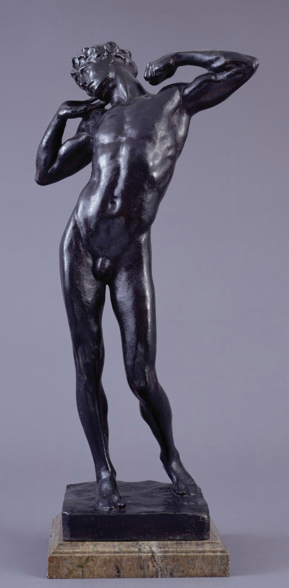 Lord Leighton PRA, Statuette of 'The Sluggard'