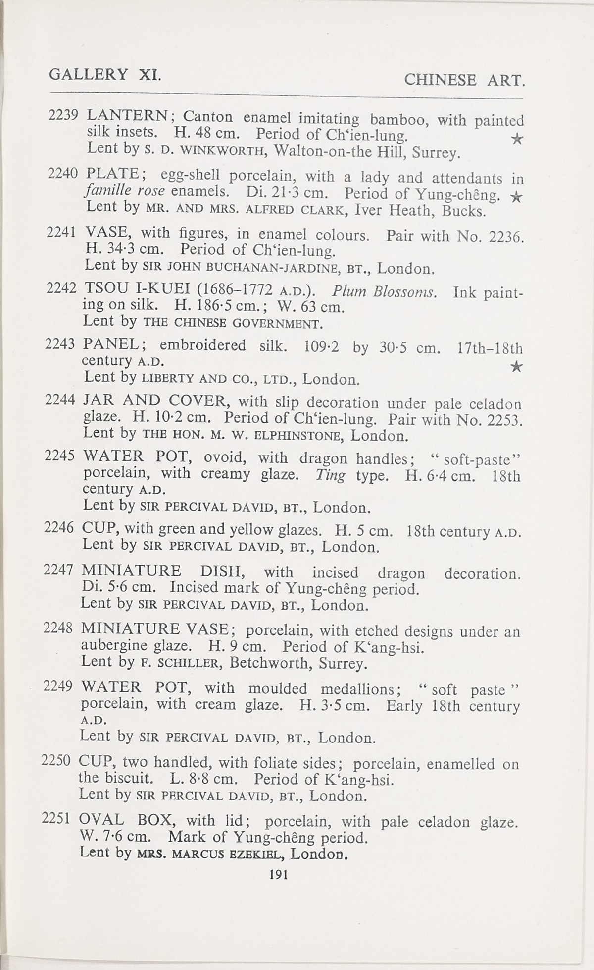 Page 219 of 1935-36 - International Exhibition of Chinese Art