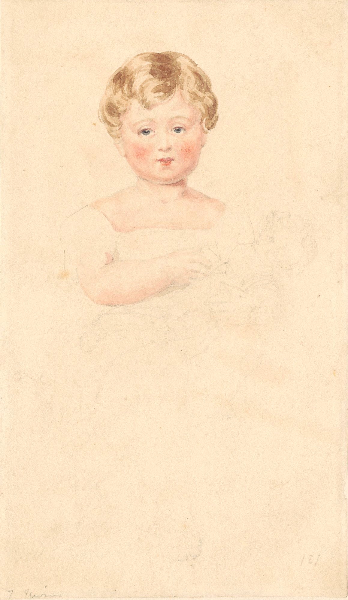 Thomas Uwins RA, A child holding a doll