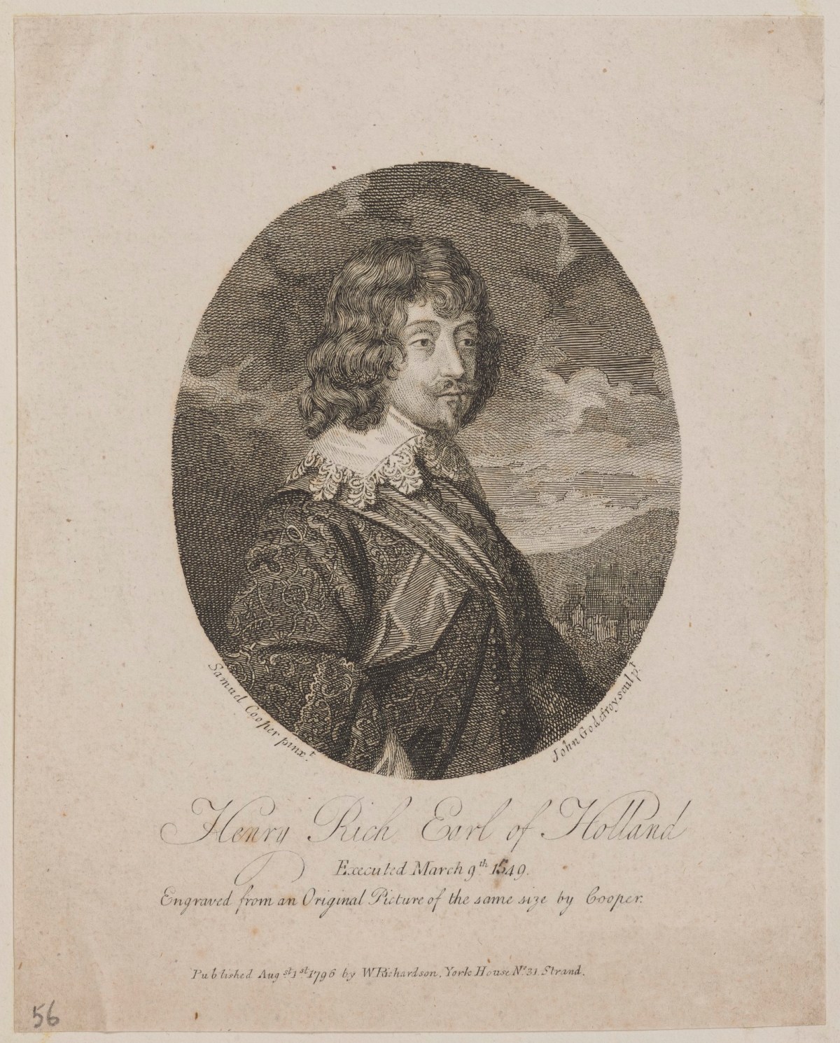Samuel Cooper, Henry Rich, first earl of Holland