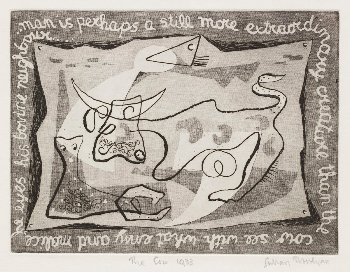Julian Trevelyan RA, The Cow