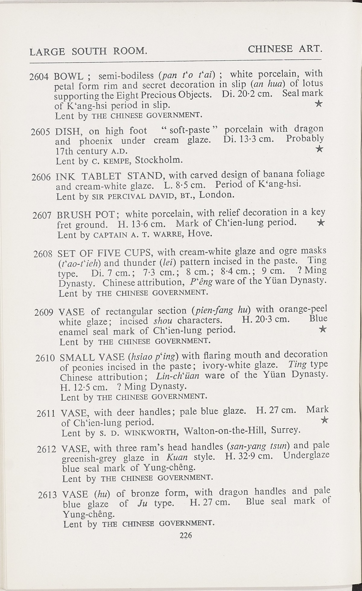 Page 254 of 1935-36 - International Exhibition of Chinese Art