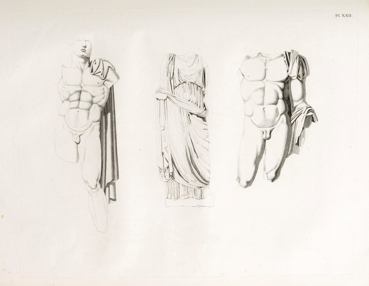 Alexandre Louis Joseph de Laborde Count, Three Roman statues.