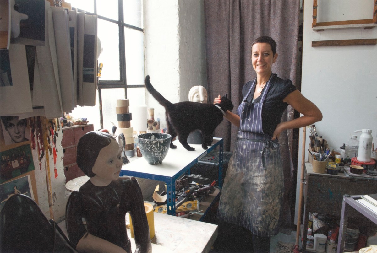 Anne-Katrin Purkiss, Cathie Pilkington RA in her London studio