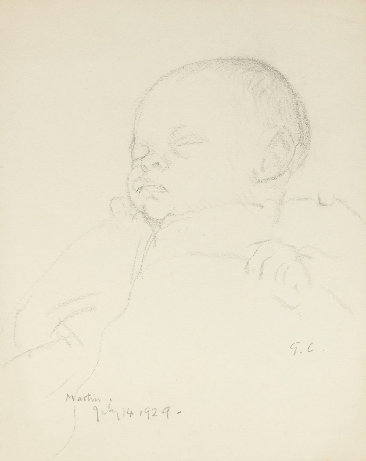Sketch of the artist's infant grandson sleeping | Works of Art | RA ...