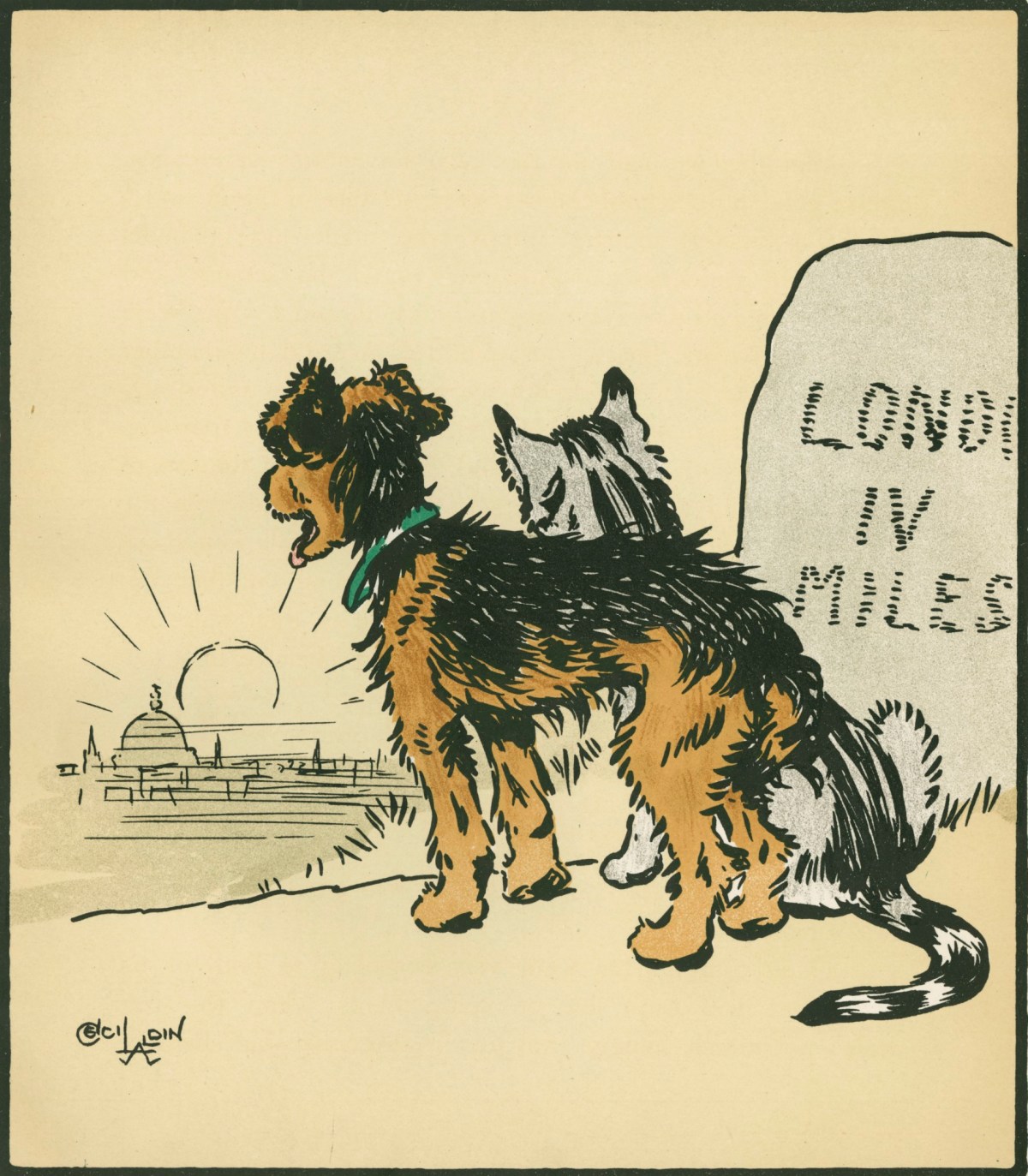 Cecil Aldin, Within sight of London