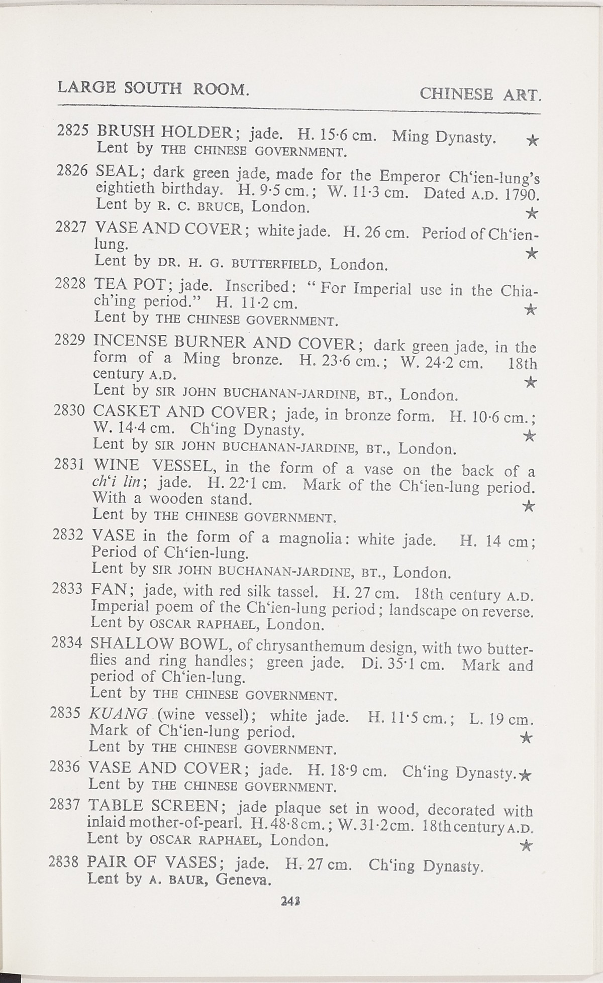 Page 271 of 1935-36 - International Exhibition of Chinese Art