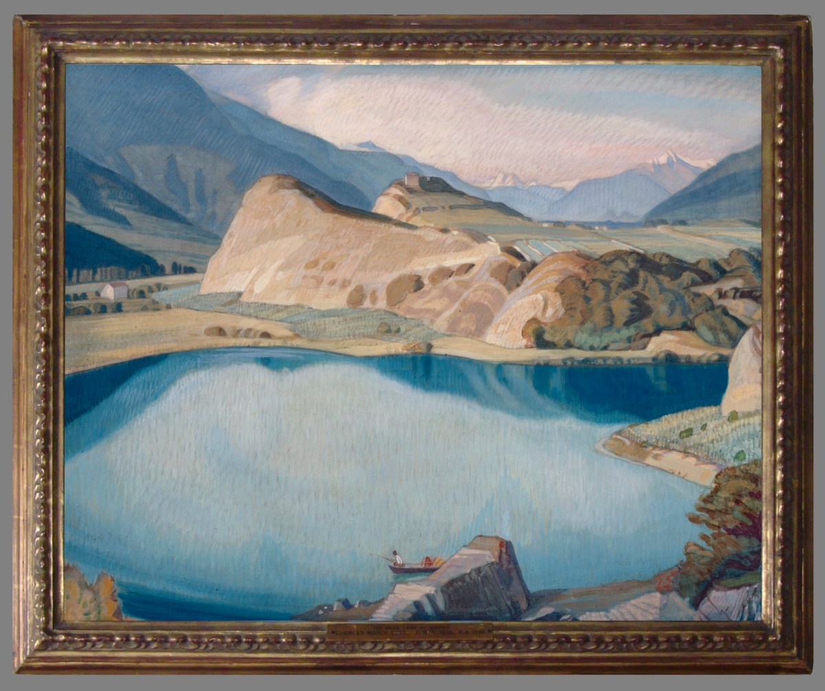 Unknown, Frame for Charles Gere RA 'Blue Lake at Sierre'