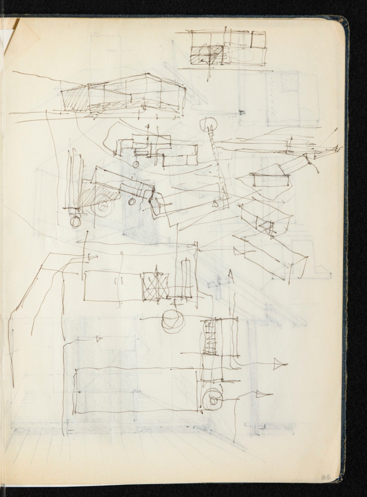 Sir Hugh Casson PRA, Britannia and Glyndebourne sketchbook