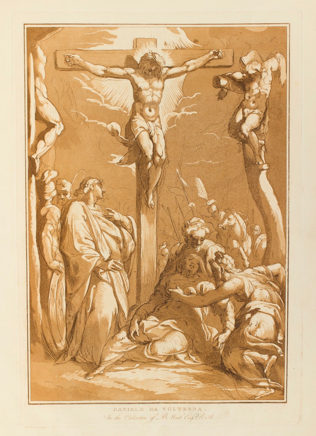 Conrad Martin Metz, Crucifixion attributed to Daniele da Volterra