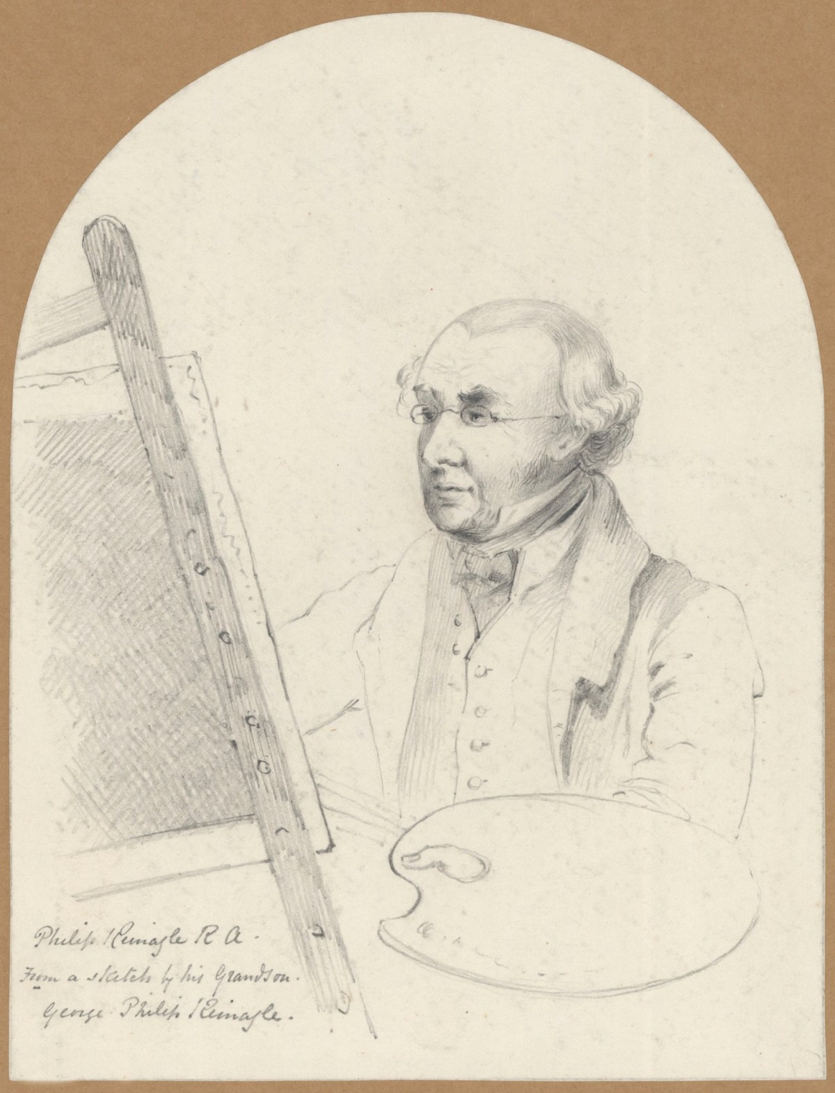 John Halphead Smith, Portrait of Philip Reinagle