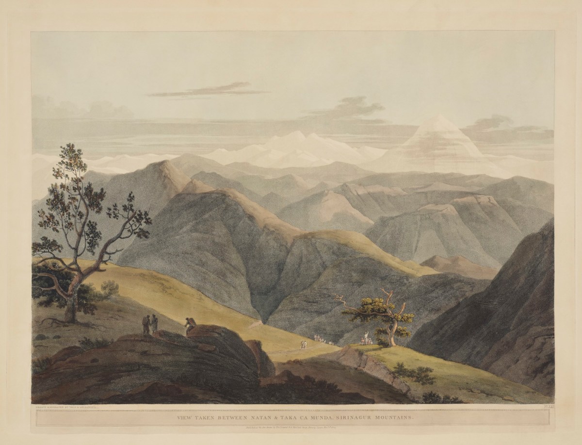 Thomas Daniell RA, View Taken Between Natan & Taka Ca Munda, Sirinagur Mountains