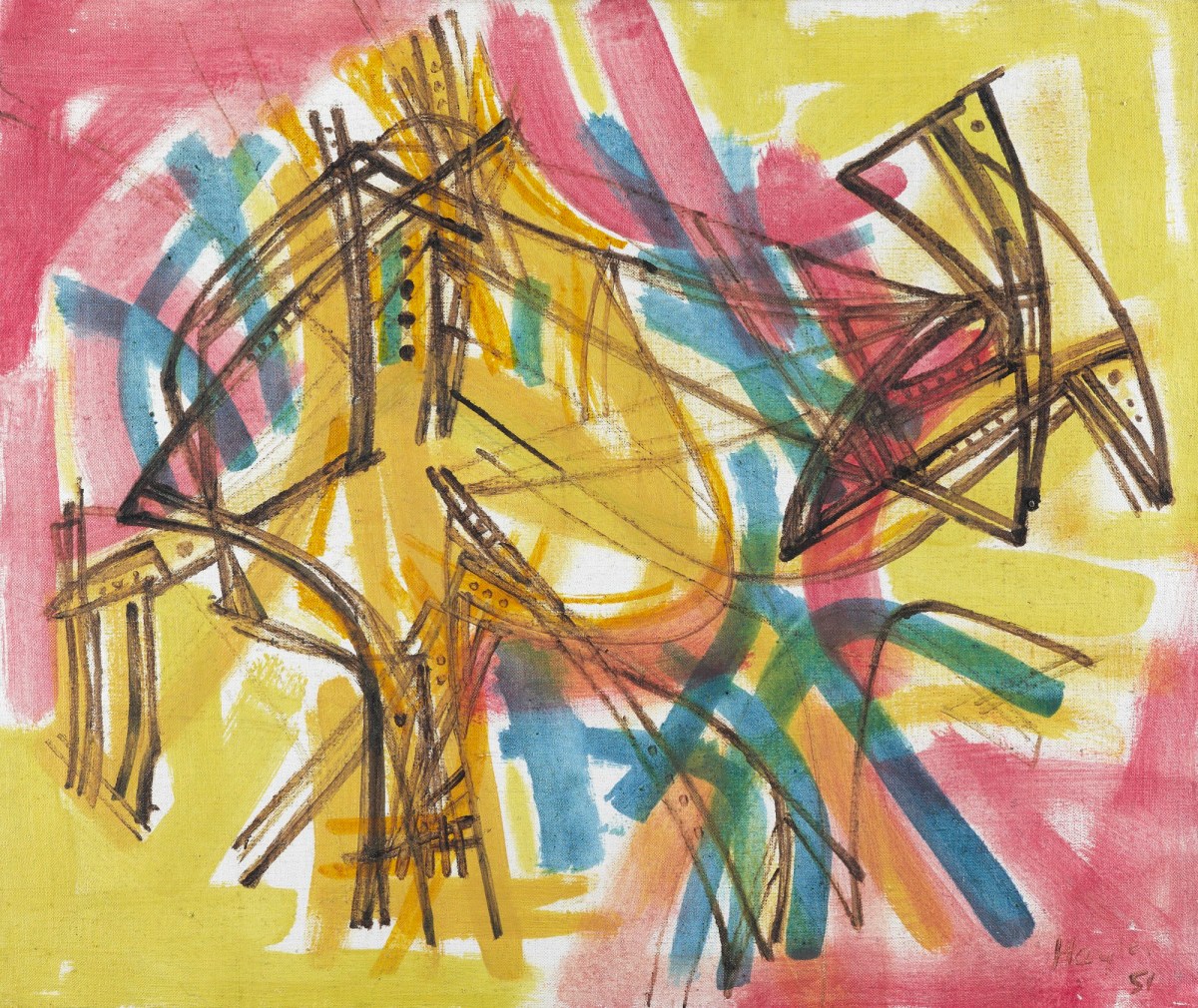 Stanley William Hayter Hon RA, Animaux Combattants