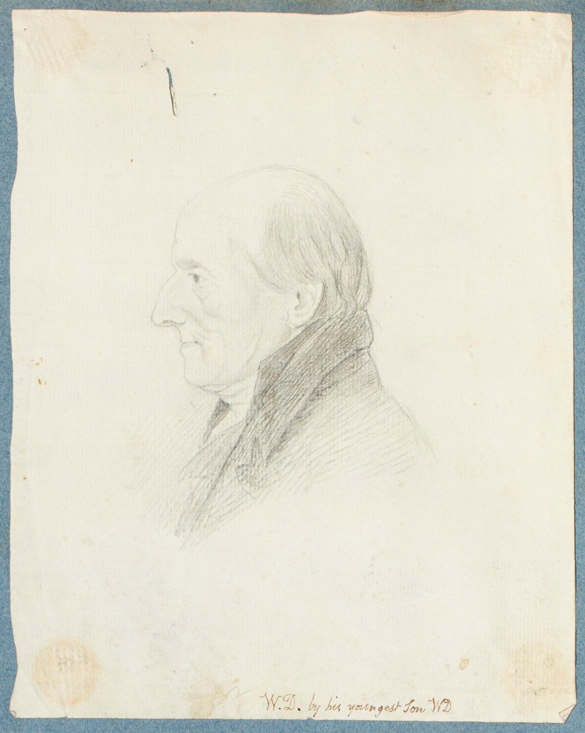 William Daniell RA, Portrait sketch of William Daniell Snr.