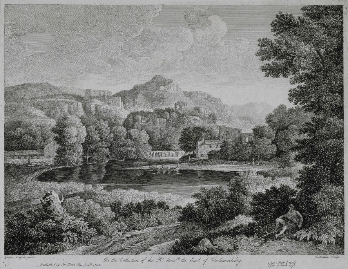 Jean Baptiste Claude Chatelain, Landscape with shepherd