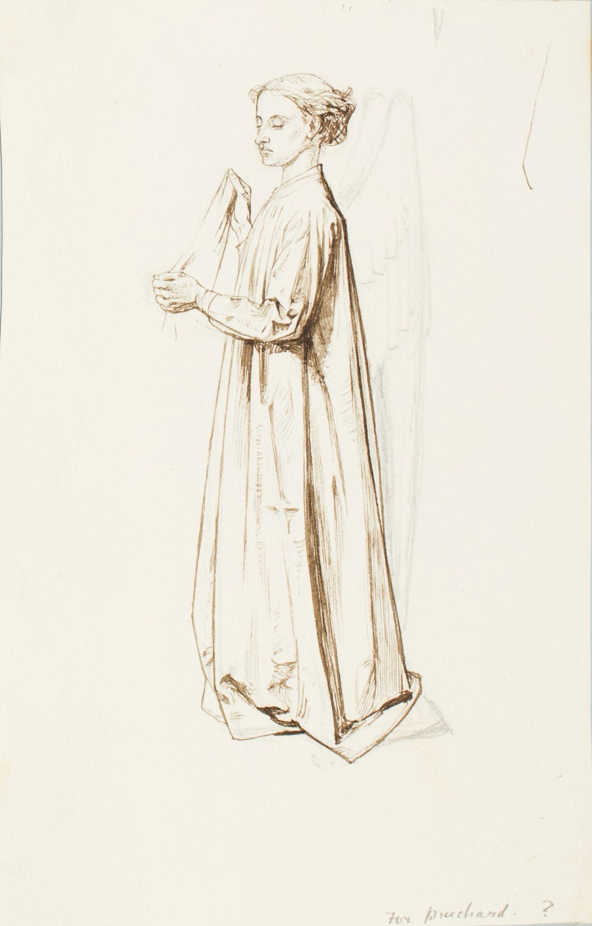 Henry Hugh Armstead RA, An angel holding drapery