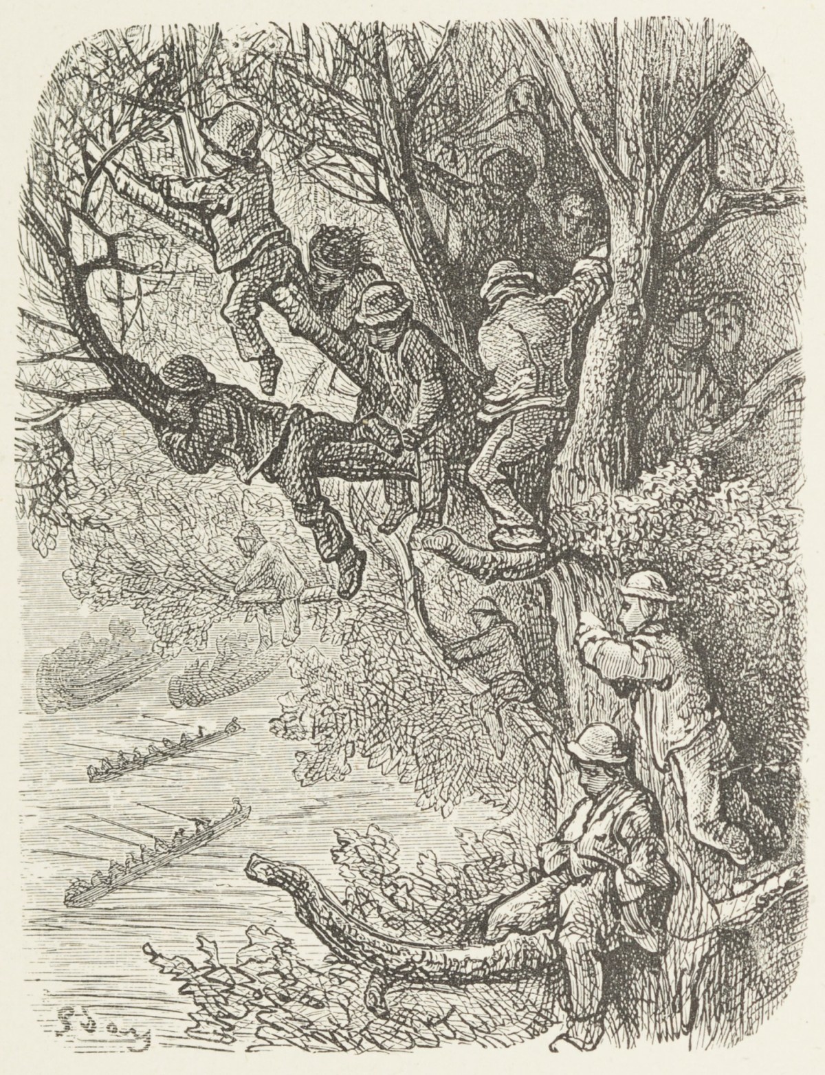 Gustave Doré, Perched in the trees