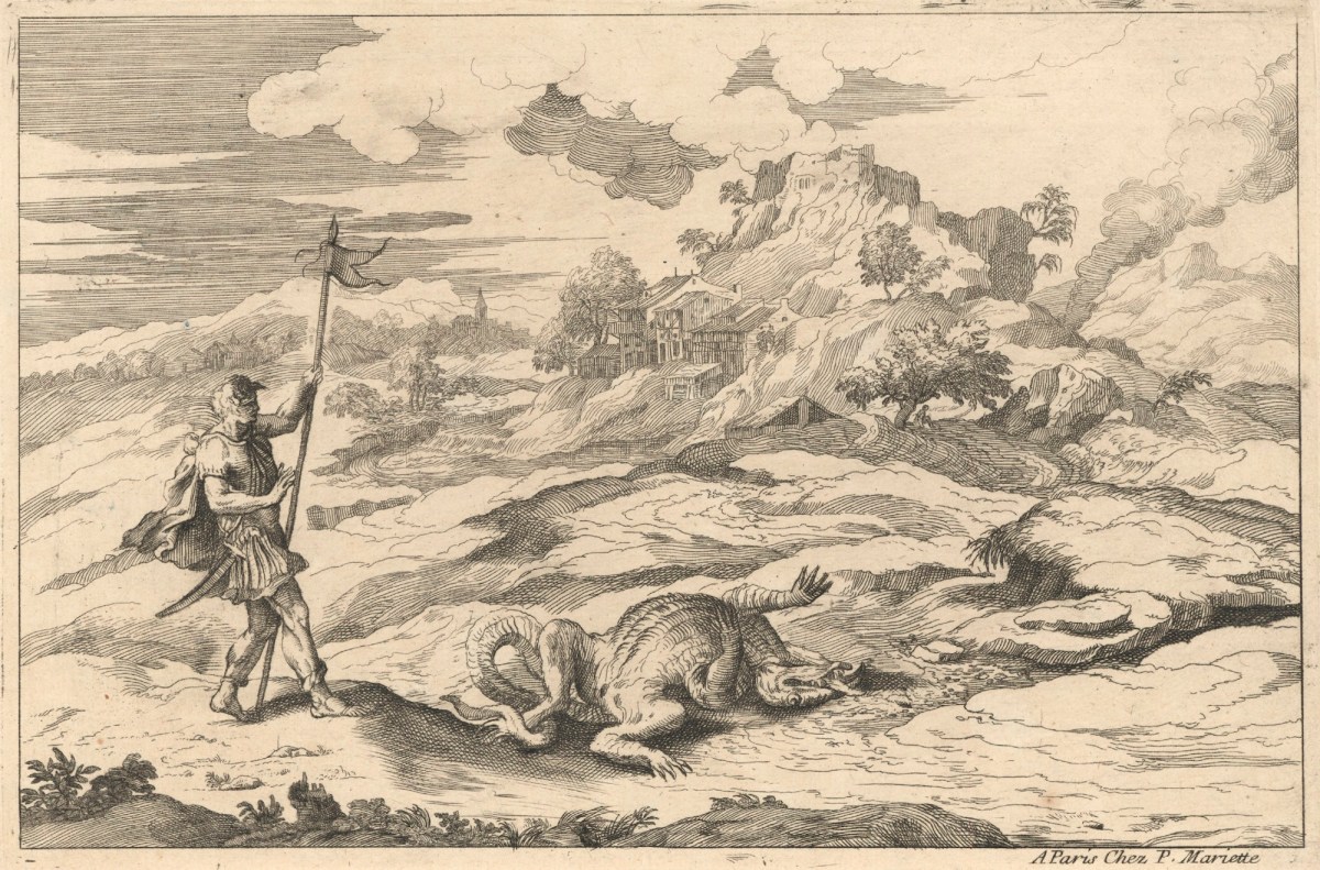 Landscape with St Theodore and the Dragon Works of Art RA