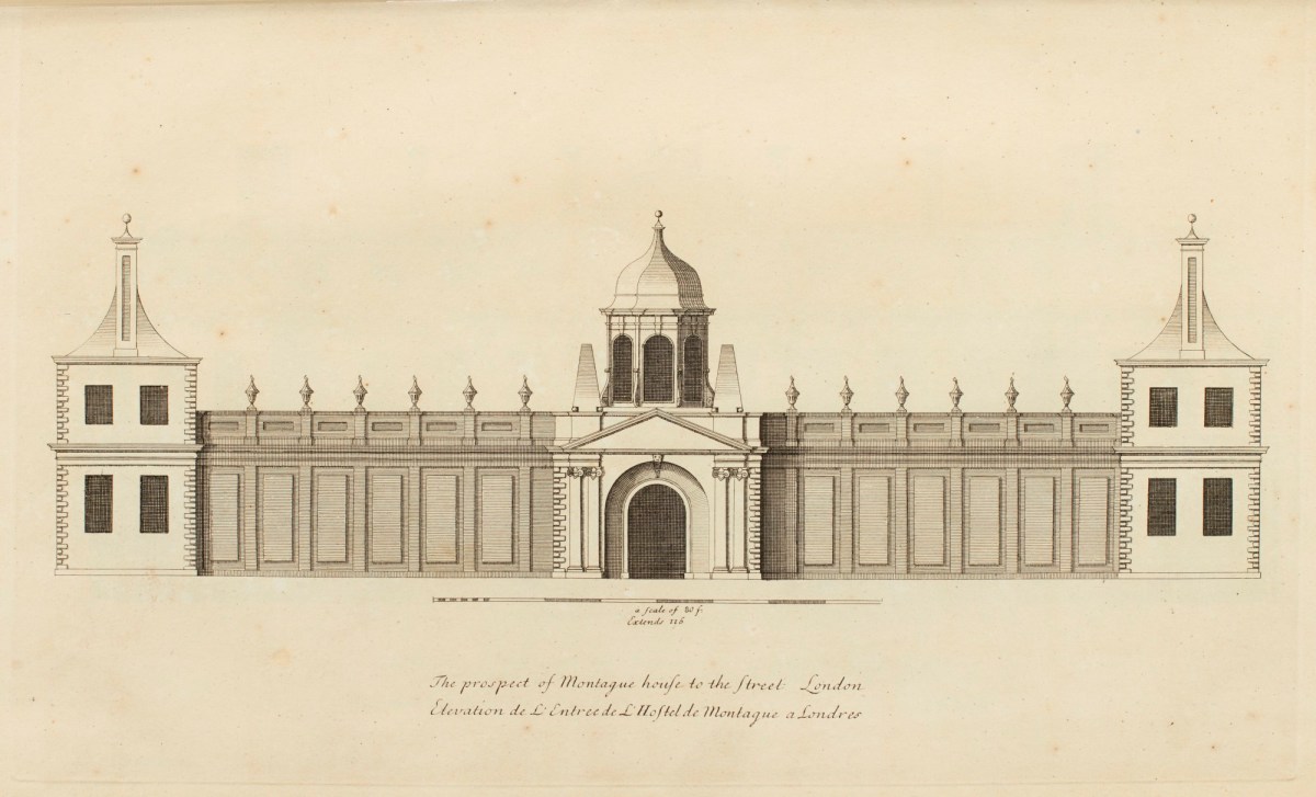 Colen Campbell, Prospect of Montague House in London