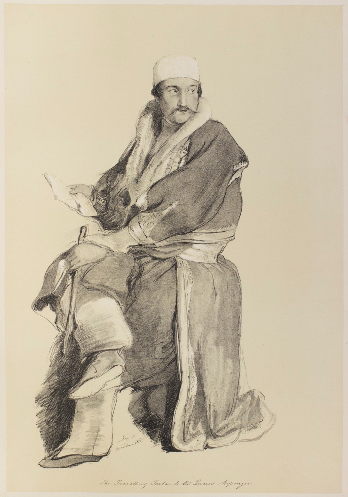 Sir David Wilkie RA, The Travelling Tartar to the Queen's Messenger
