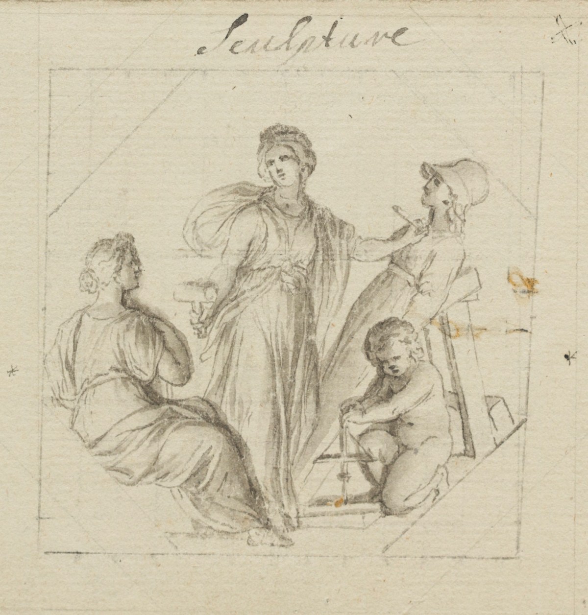 Giovanni Battista Cipriani RA, Sculpture