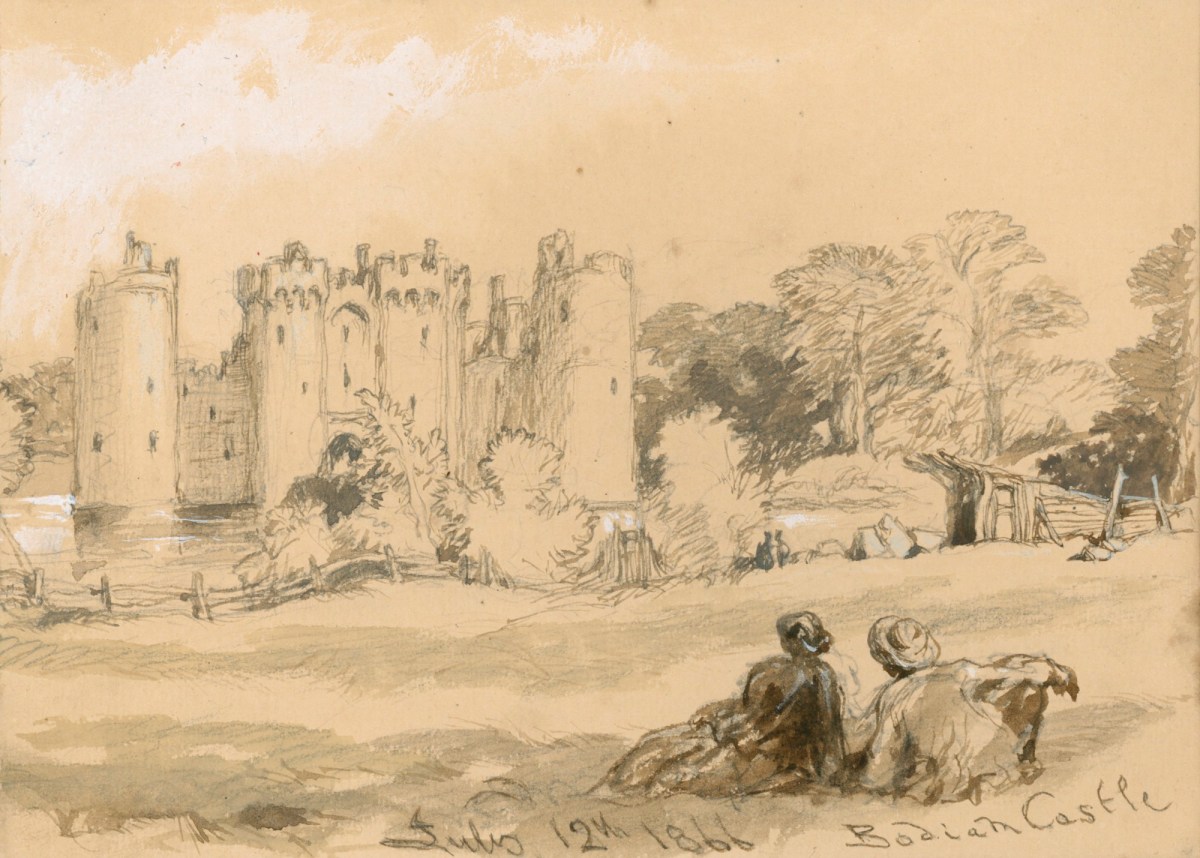 Bodiam Castle Works Of Art Ra Collection Royal Academy Of Arts