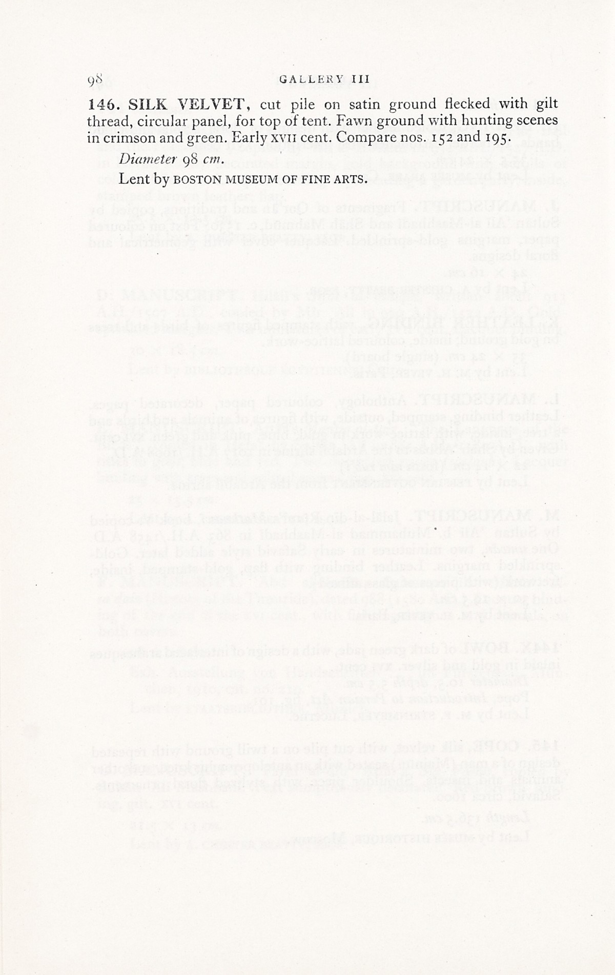 Page 126 of 1931 - International Exhibition of Persian Art