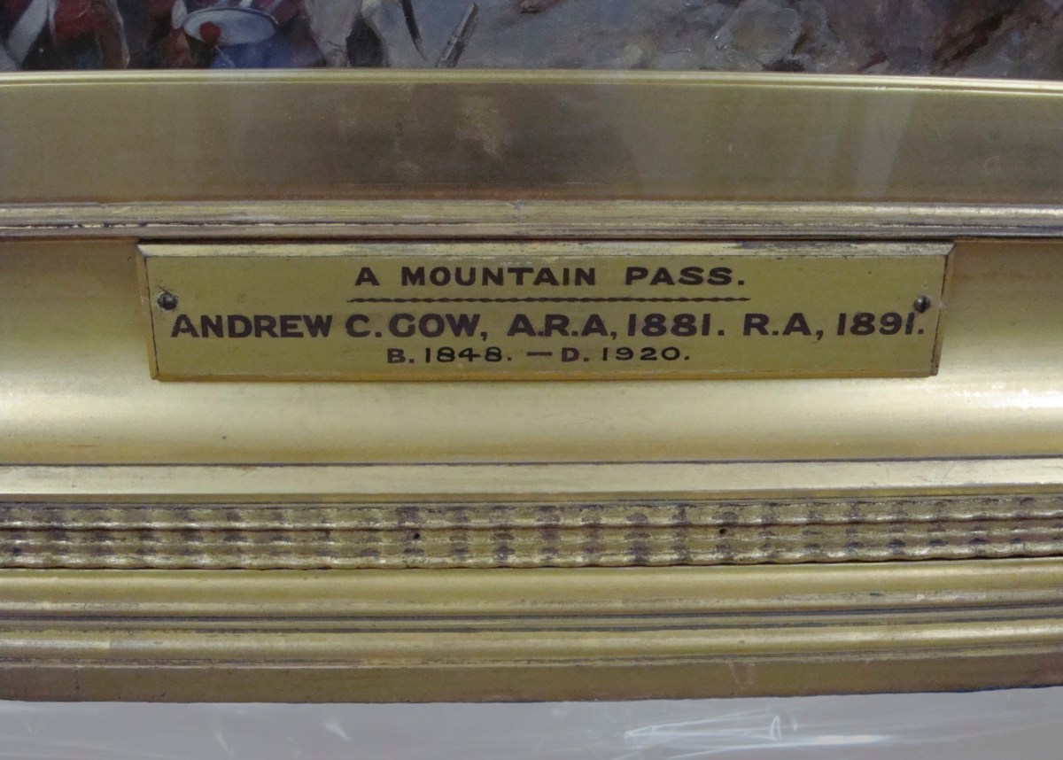 Unknown, Frame for Andrew C. Gow RA 'A Mountain Pass'