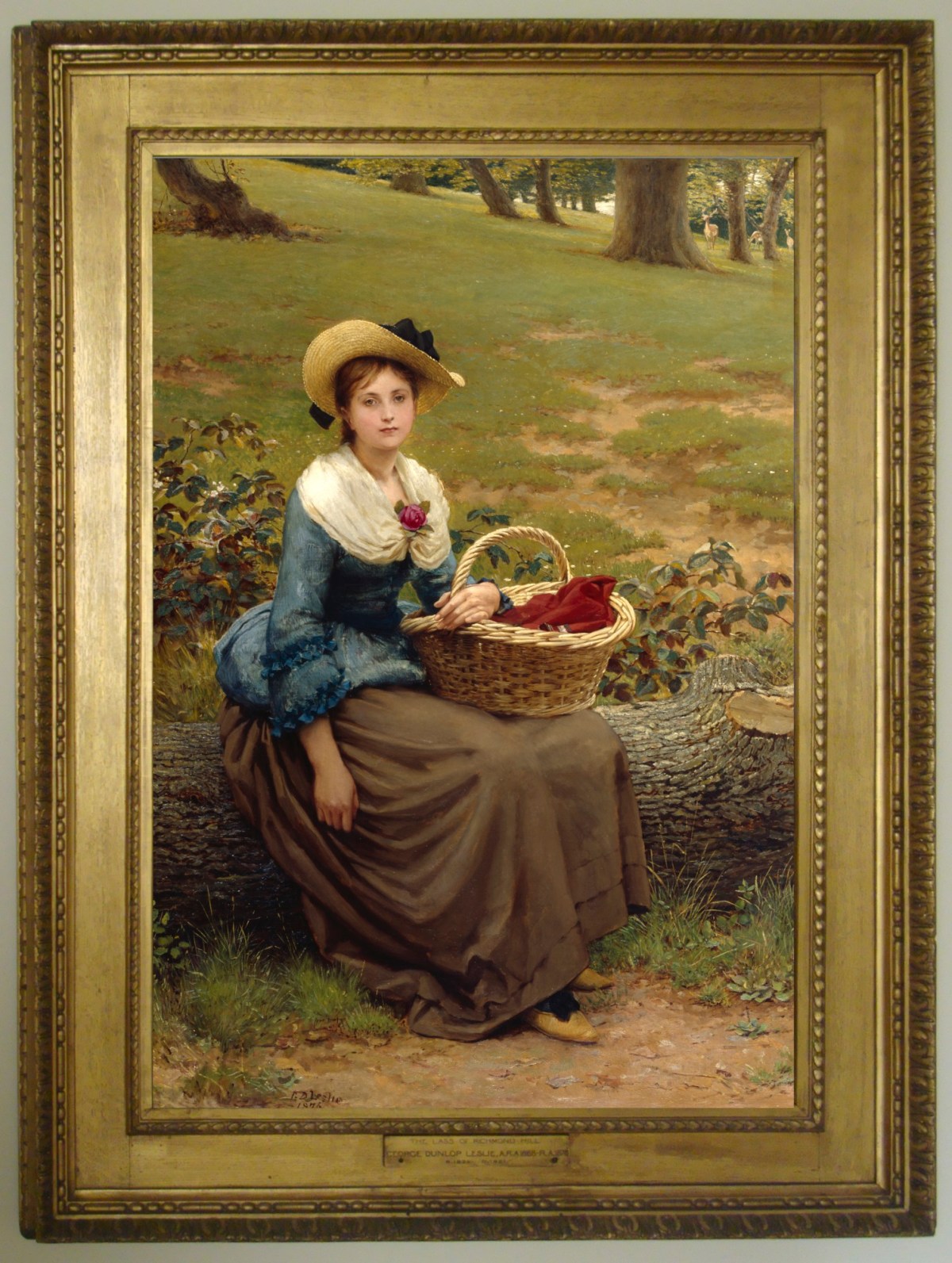W.A. Smith - London and Nottingham, Frame for George Dunlop Leslie RA 'The Lass of Richmond Hill'