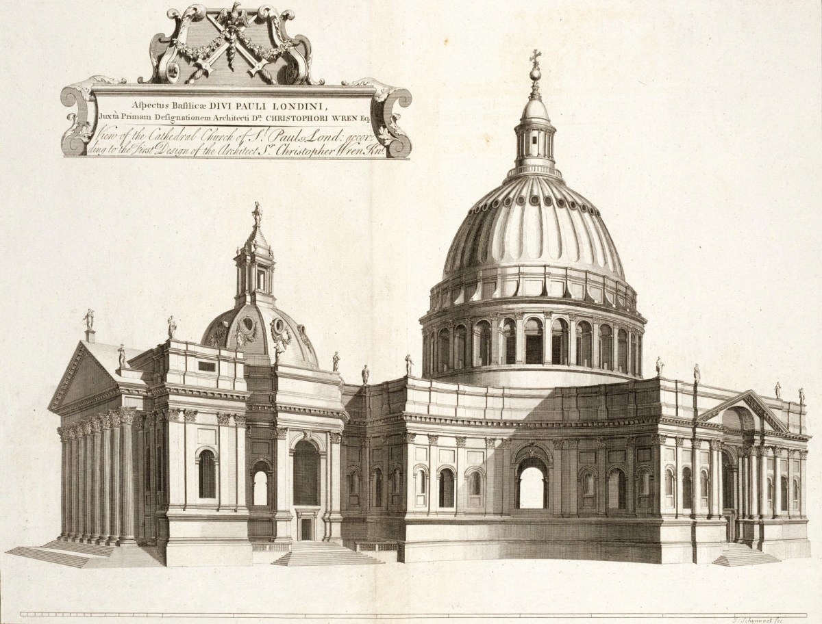 Sir Christopher Wren, St Paul's Cathedral, London: perspective of the Great Model